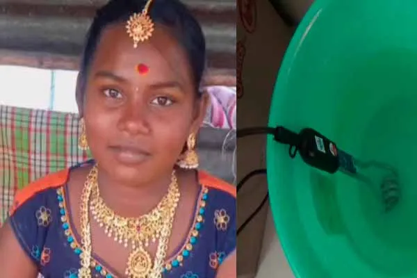 Girl lose their live due to electric shock; Area people in tragedy