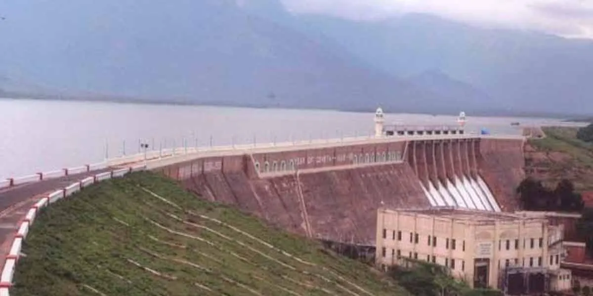 continuous rain; Bhavani Sagar is half full