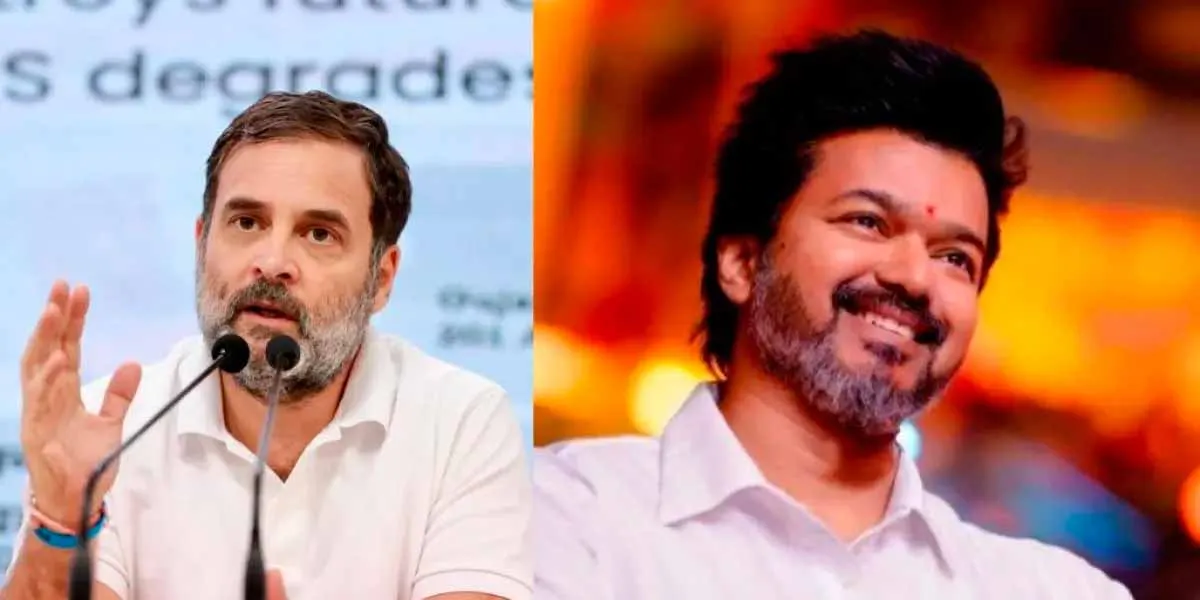 Rahul Gandhi thanks to actor Vijay
