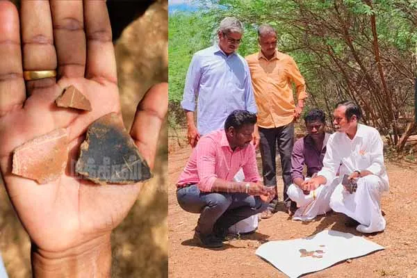 Discovery of Pot Symbols at Pandyan Fort