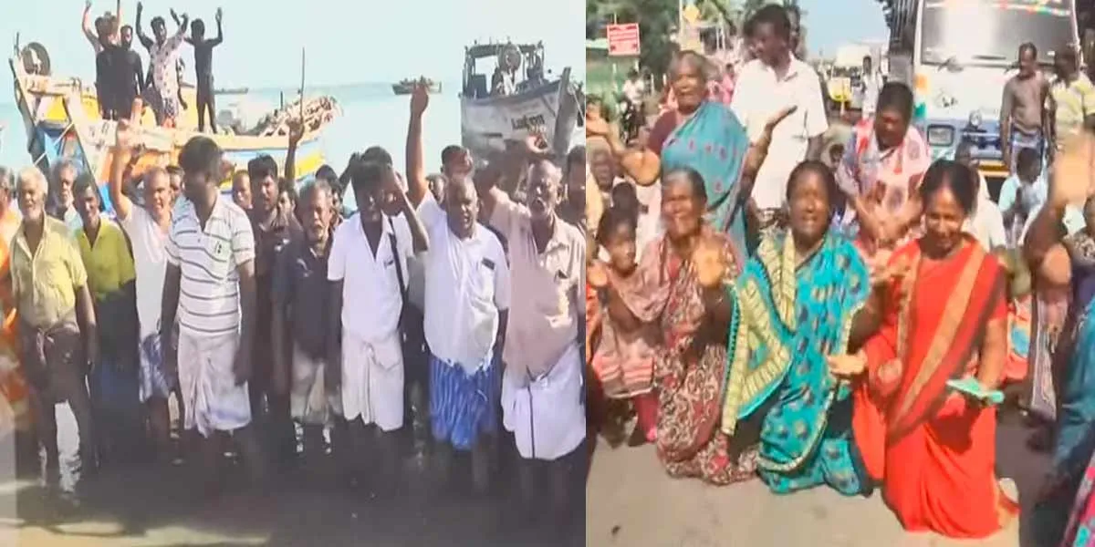 25 fishermen arrested; Women who kneel and cry to be saved