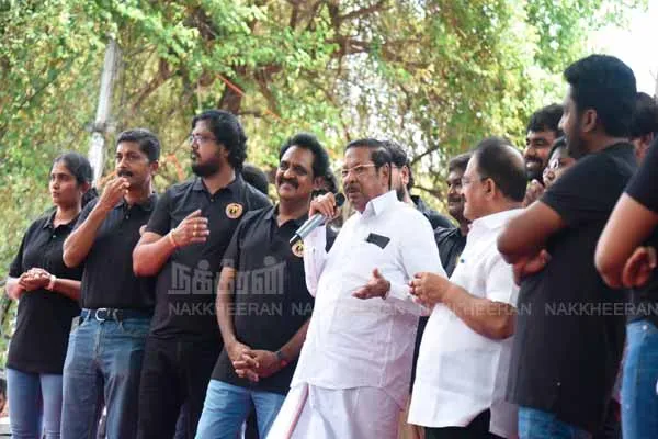 'Even a dog is getting a BA degree now; This development was disputed by DMK's begging'-RS Bharati speech