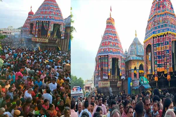 Ani Thirumanjana Chariot Festival in Nataraja Temple