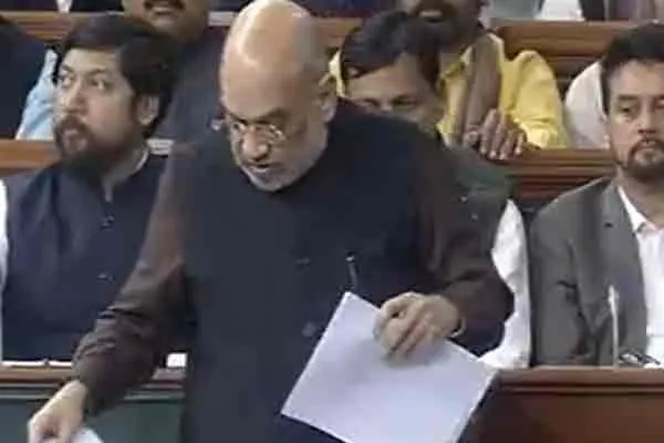 lok sabha issue congress mp gaurav gogoi  versus amit  shah 