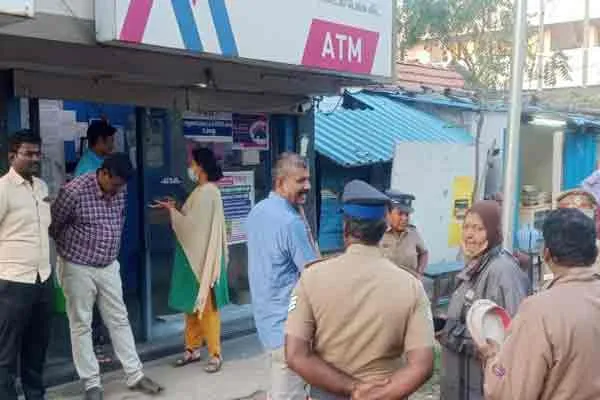 trichy atm issue cctv camera connection police investigation started