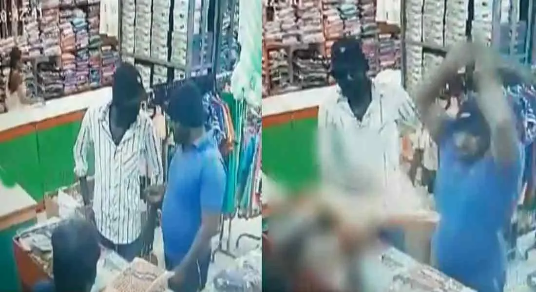  attack on owner of a shop in Nangavalli ... CCTV footage released