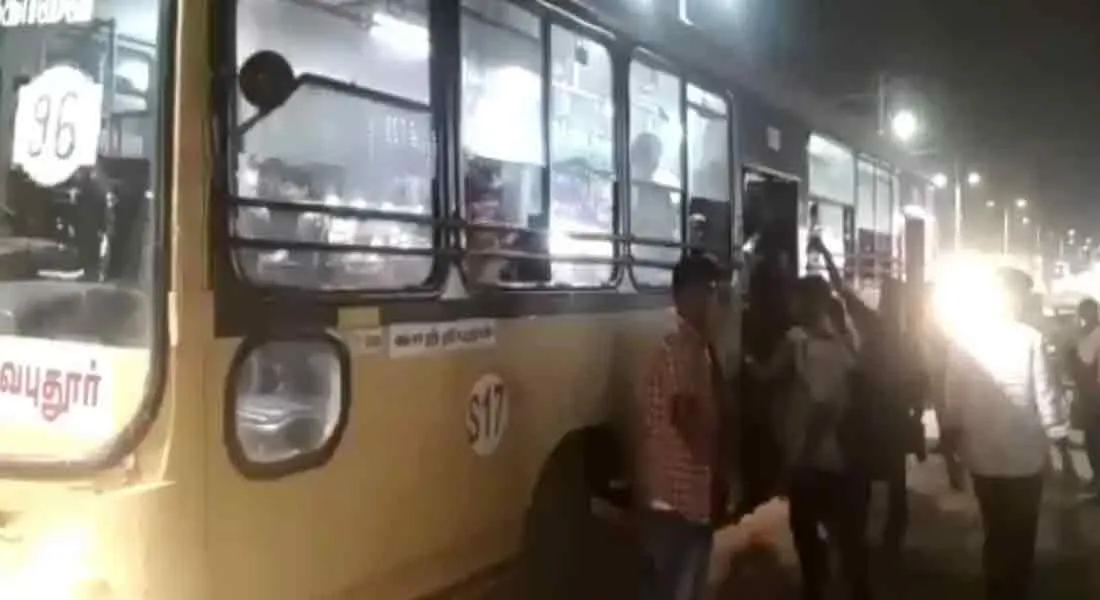 Avoiding a major accident due to skilled bus stops
