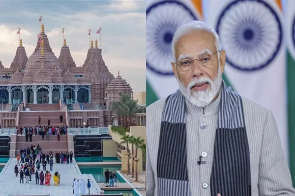 Opening Prime Minister Modi in First Hindu temple in Abu Dhabi