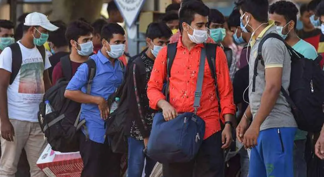 Mask mandatory in public space .... UP government orders with caution
