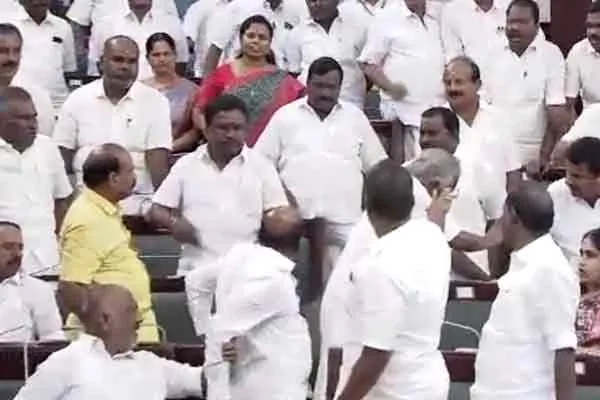 heavy controversy between ops team mla and eps team mla in assembly 