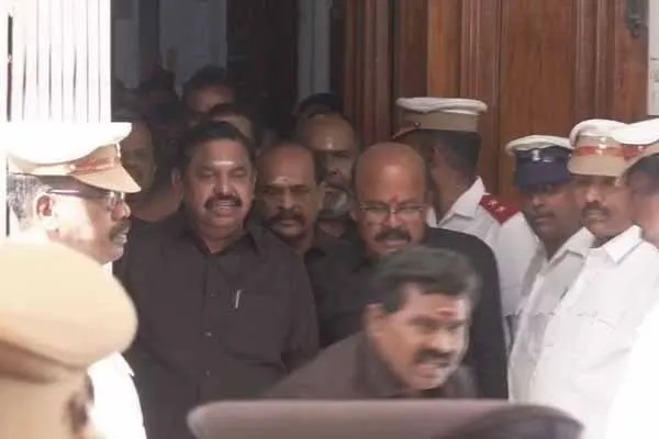 ADMK walkout from the Legislative Assembly
