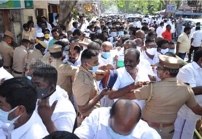 tn assembly election candidate selection processing underway in admk party officer  