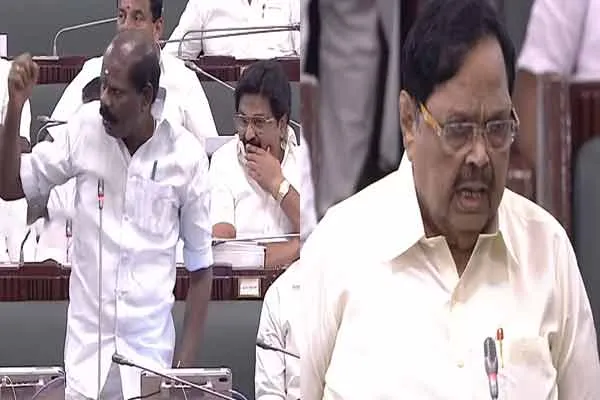Duraimurugan gets angry for AIADMK MLA taunts Speaker
