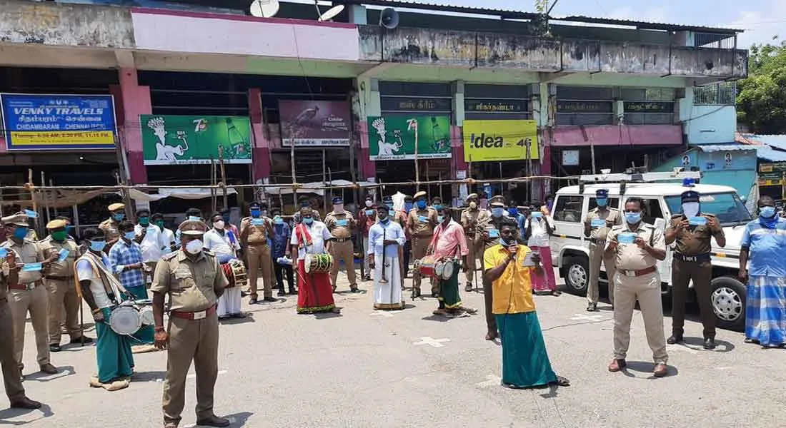  Corona awareness through folk arts