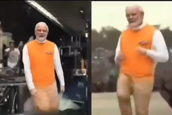 Prime Minister Modi's reaction on AI Dance