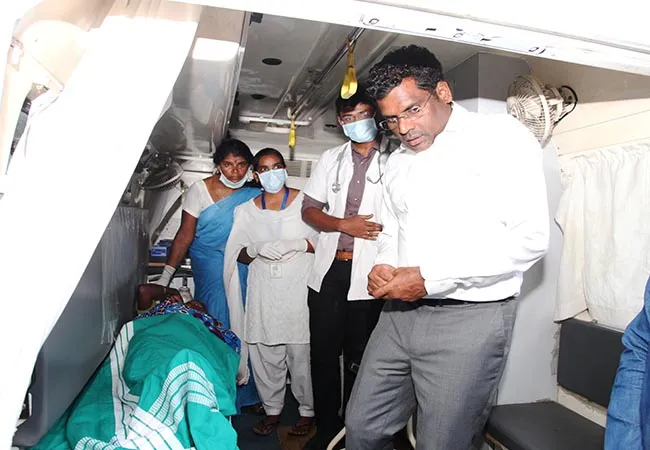 patient once call govt doctors arrive home free service start tiruvannamalai 