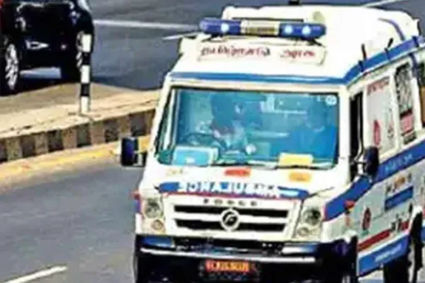 Incident happened to a 7-year-old boy A circular bus overturned in a ditch