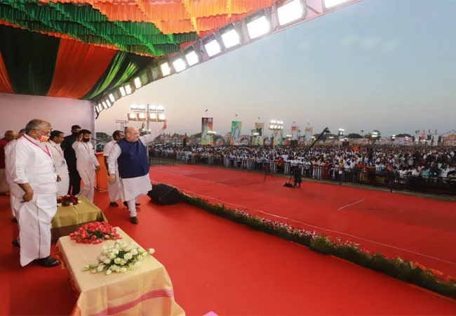 union home minister amit shah speech at villupuram bjp meeting 