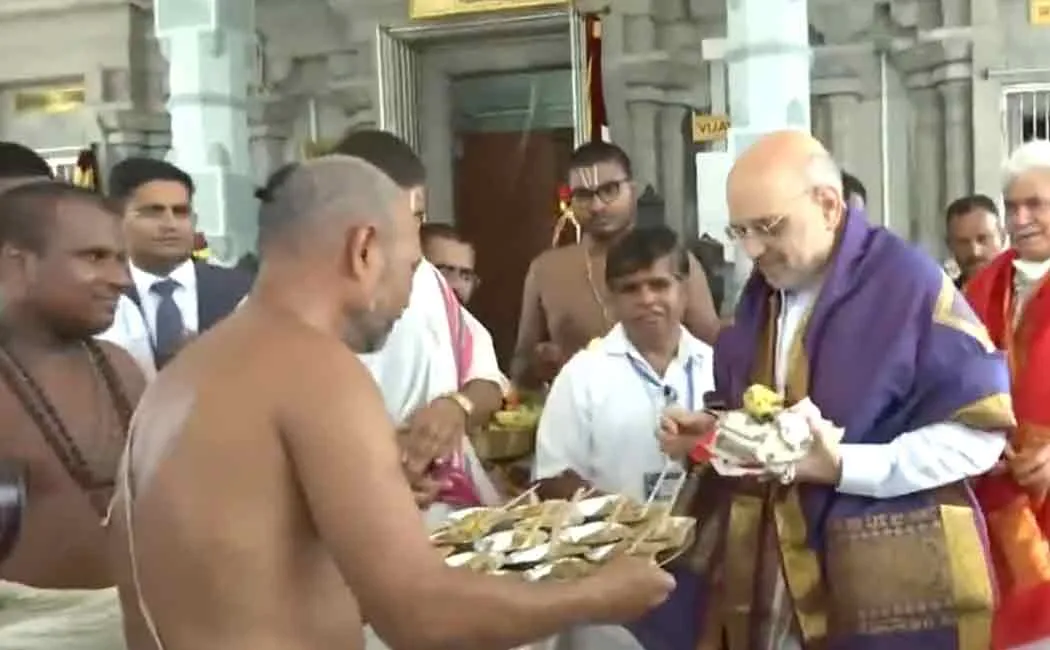  jammu elumalaiyan temple pray amit sha 