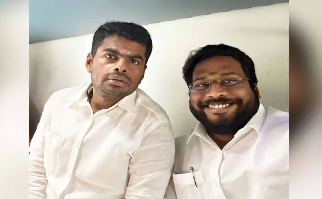 The false image of Annamalai will be broken  Trichy Surya