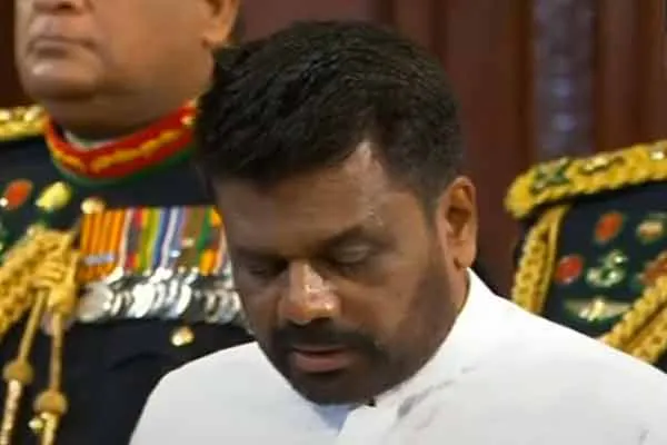 Anura Kumara Dissanayake sworn in as President of Sri Lanka