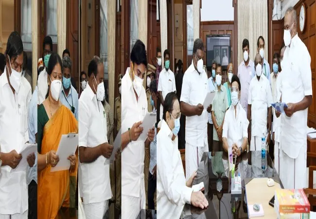 tamilnadu assembly mlas oath swearing 