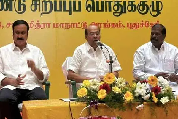  G.K. Mani says about Pmk Internal party conflict 