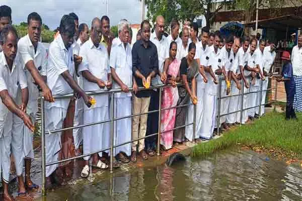tsunami incident memorial day reminded in pichavaram 