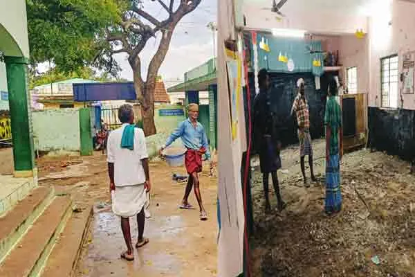 government school teachers renovated classrooms in own money 
