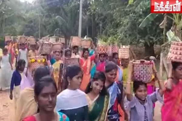 koppi kottal festival celebrated in pudukottai district seriyalur village 