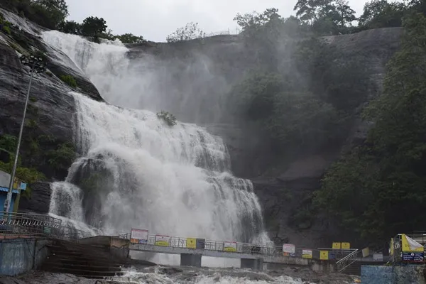 Nellie District Collector warns the public for Flooding in waterfalls