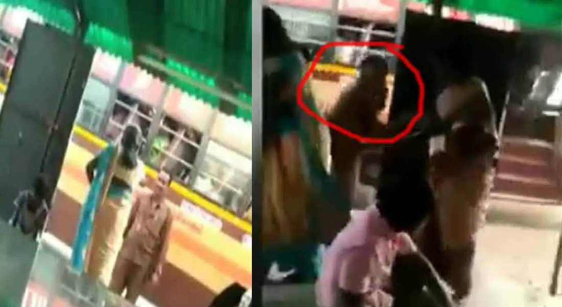  Bus conductor attacked girl passenger !!