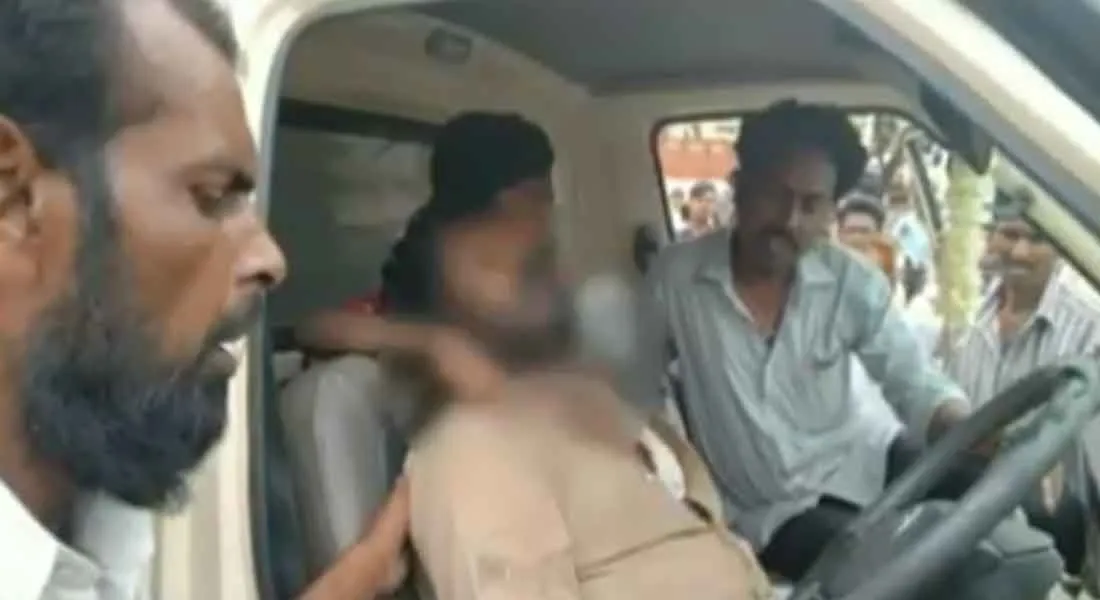  heart attack in a moving car... An 8-year-old son Prevent the accident