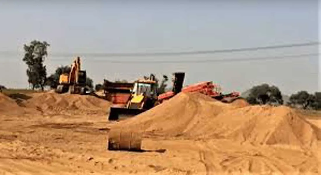Bribe in sand smuggling