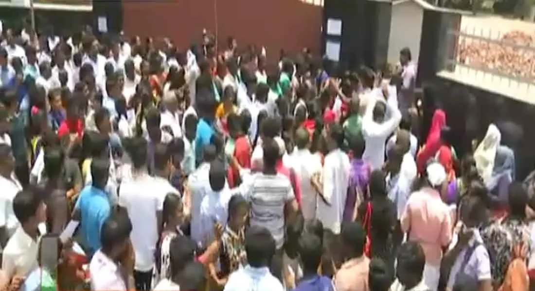  Started NEET ... Students allowed within the exams after long tests
