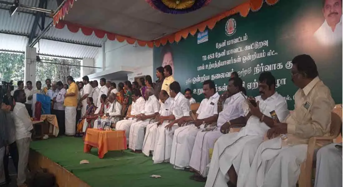 Raja takes charge  as leader of Theni  aavin