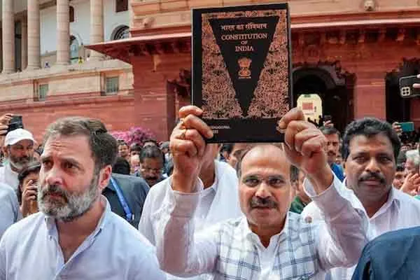 Congress MP Accusation on the Preamble of the Constitution does not contain 'Secular, Socialism'