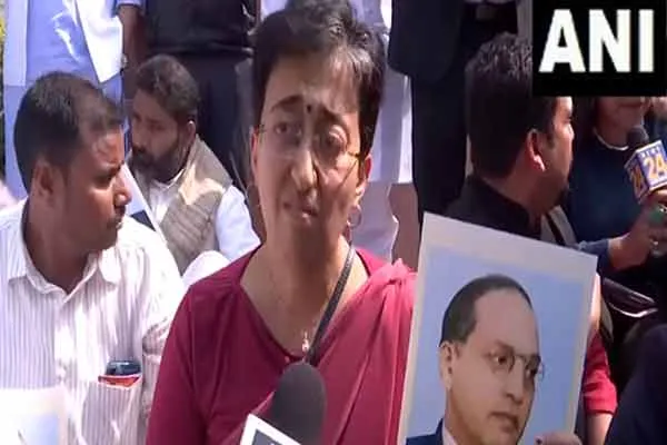 Athishi says Does BJP think that PM Modi is superior to Ambedkar