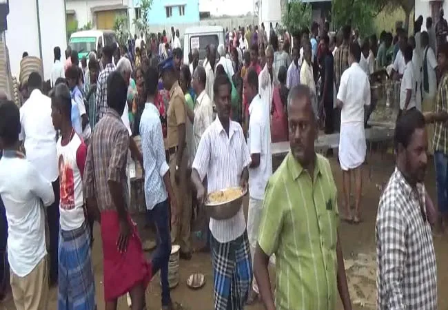 dindugul district local body election election campaign  Biryani feast for voters