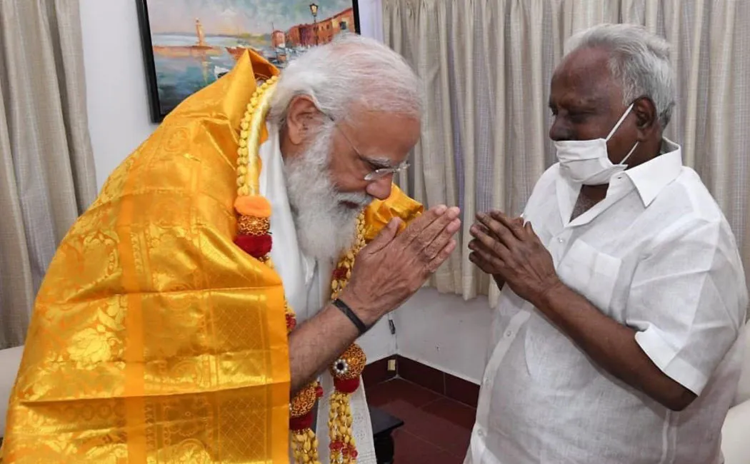 Condolences to Prime Minister Modi for Bangaru Adigalar