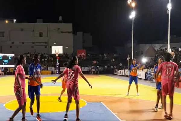 karur all india women basketball event 