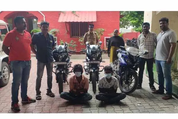  stealing and selling two-wheelers for drugs!