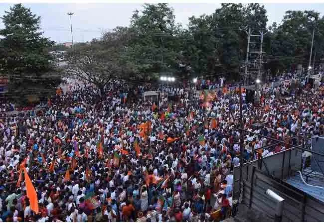 caa support bjp party rally in tenkasi 