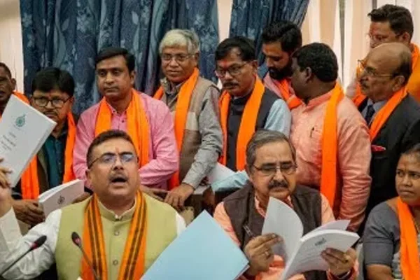 6 BJP MLAs suspended Continuity in Assembly at west bengal