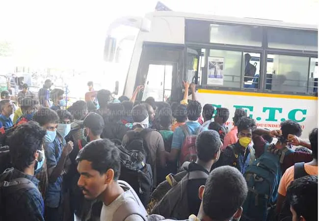 chennai bus passengers peoples travel coronavirus 