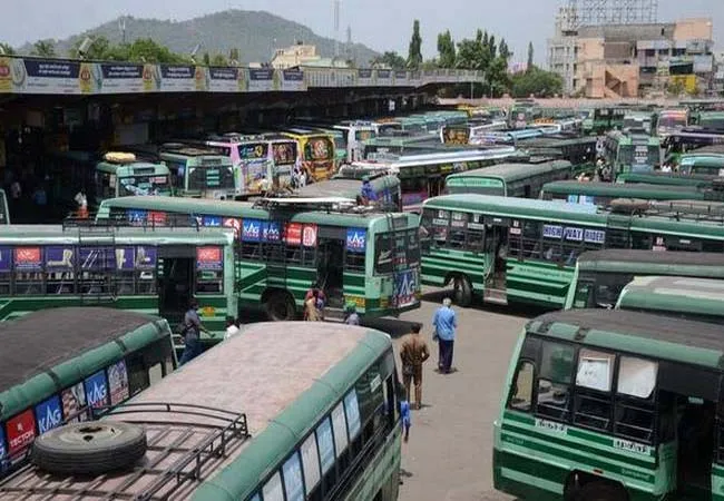 govt bus  driver spoke on cellphone with Bus operated suspended 