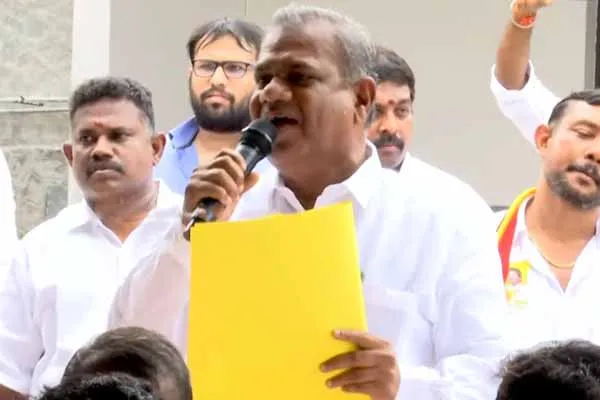 tvk Anand says BJp DMK Indirect alliance