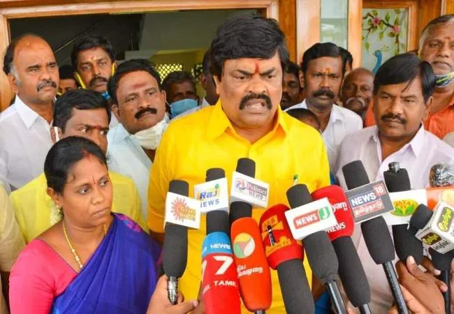 virudhunagar district minister rajendra balaji press meet