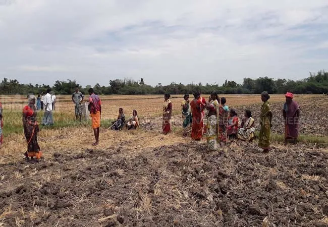 cuddalore district Farmers blockade officials who tried to abolish the lake occupation!