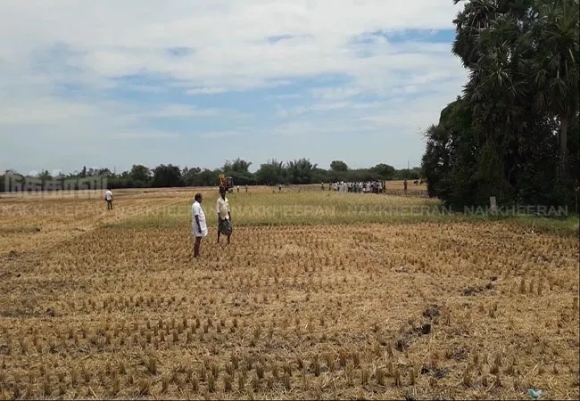 cuddalore district Farmers blockade officials who tried to abolish the lake occupation!